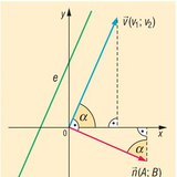 Шулууны чиглүүлэгч болон нормал вектор