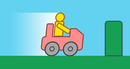 Head-on collision with a wall