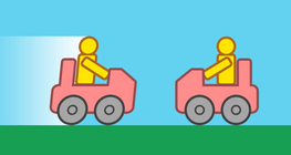 Head-on collision of cars I.