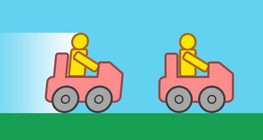 Collision into the back of a stationary car