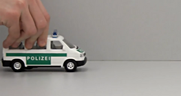 Motion of a flywheel toy car