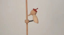 The motion of a toy woodpecker