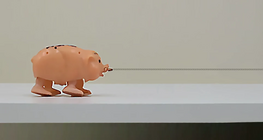 The motion of a walking toy