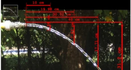 Trajectory of horizontal projection