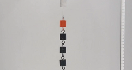Dependence of period of oscillation on mass
