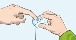 Lift the ice cube